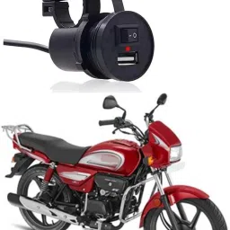 Mono USB Charger Socket Power Outlet 5V 2 A for Splendor Plus 100M 1.2 A Bike Mobile Charger-picture-11