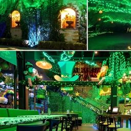 ENORMITY Green Rice Shape Bulb String Lights image 5