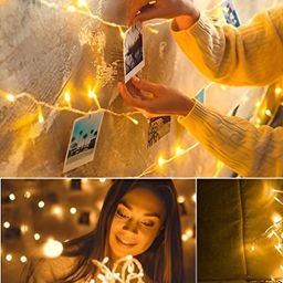 ENORMITY Yellow Rice Shape String Lights image 5