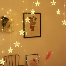 SPARK WORLD Yellow Star Shape String Lights image 3