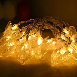 ENORMITY Yellow Heart Clip Shape String Light image 5