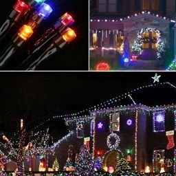 SPARK WORLD Black & Blue Rice Shape LED String Light image 5
