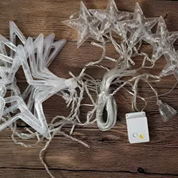 SPARK WORLD Yellow Star Shape Bulb String Light image 2
