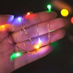 ENORMITY 2Pcs Blue & Green Rice Shape String Lights image 5