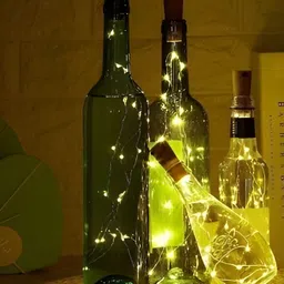 ENORMITY 3-Pcs Yellow & White Rice Shape Bulb String Lights image 4