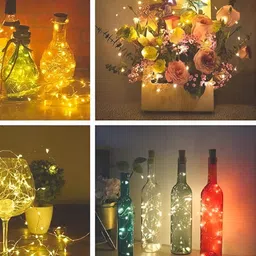 SPARK WORLD Yellow Rice Shape LED String Lights image 2