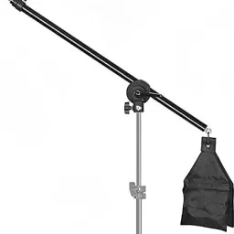 MILLETS Photo Studio Tall Lighting Reflector Arm Stand Reflector Holder Boom Arm - 33" Tripod Ball Head-33