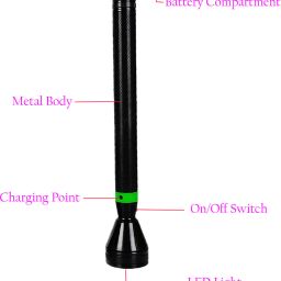 Rechargeable high power 3mode LED ultra bright waterproof emergency torch 6 hrs Torch Emergency Light-image-85