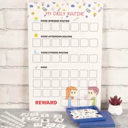 inkdotpot Kids Daily Responsibility Checklist to Do List Daily Task Routine Chore Chart-C1 image 4