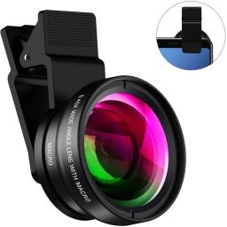 OSTALY Pro 2 Macro Ultra HD 2 in 1 Mobile Lens Kit Macro Lens 0.45X Wide Angle Mobile Phone Lens-10