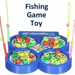 Fish Catching Game with Sound, Fishing Game 32 Pieces Fish & 4 Fishing Rod Toys-picture-43