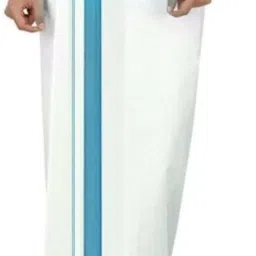 YuviKrissh Men's Traditional White Cotton Free Size Dhoti 4.50 Meter Long With Big Border Solid Men Dhoti-image-36