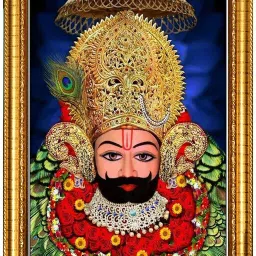 Shyam Baba Photo Frame-Goldan 10x14, Photo Size A4 12 inch Spritual-image-57