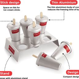 hazel 130 ml Manual Ice Cream Maker image 3