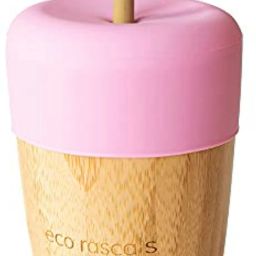 Bamboo Big Cup with Suction Lid and Straw, Pink-image-99