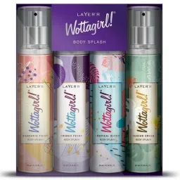 Wottagirl Body Splash for Women Pack Of 4*25ml Body Spray-For Women-image-35