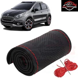 Hand Stiched Steering Cover For Fiat Universal For Car-image-92