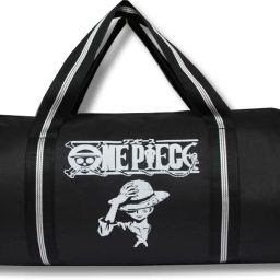 10 L Gym Duffel Bag - One pice Anime Print Gym Bag Adjustable Shoulder - Black-image-9