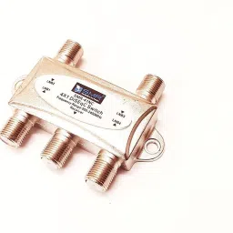 ERHIndia (Pack of 1) DiSEqC Switch 4 in 1 Out Satellite 4 Way LNB Splitter 4 X 1 DiSEqC Switch 4 Way Indoor Satellite Splitter (Frequency Range : 950-2400 MHz) 2 inch Blu-ray Player-39