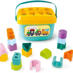 arizon Alphabet Learning Toy for Toddlers-Shape Sorter Activity Toy with Storage Bucket image 2