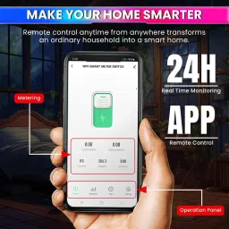 amiciSmart WiFi Energy Meter with Timer Switch Real-Time Power Monitoring Mobile App Smart Switch image 3
