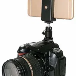 VTS Cellphone Holder Clip Desktop Tripod Mount with Mini Ball Head Hot Shoe Adapter Tripod Kit-image-41