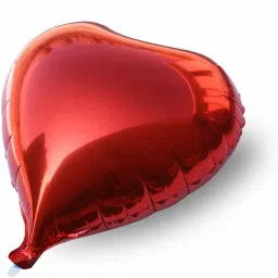 Solid Red Heart pack of 5 Balloon-13
