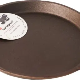 Cast Iron Fish Fry / Uttapam / Omlet Pan Fry Pan 28 cm diameter 2 L capacity-image-61