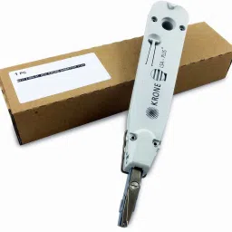 Original Classic High Quality Krone LSA-PLUS Insertion Tool Impact Tool Universal Punch Down Insertion Tool With Sensor, Scissors, Wire Hook And Blade For Seating The Wire Into Terminal Block And Cutting The End Of The Wire Off Telecom Phone Wire Cable Rj11 Rj45 Connectors Professional Network Tool Kit Manual Crimper-image-42