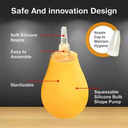 NASAL Aspirator ,for 0+Months Baby Silicon Vacume Manual Nasal Aspirator-image-81