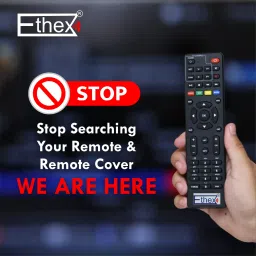 Ethex C-32 New TvR-64 Remote With cover (Remote+Cover) Tv Remote compatible for Bpl Smart led/lcd Tv Remote Control Remote Controller image 5