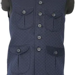 gargian master cut Self Design Men Waistcoat-picture-42