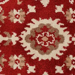PRESTO Red & Beige Traditional Pattern Durable Rectangular Carpet image 5