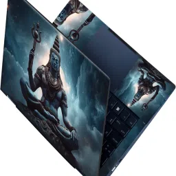 SCOTLON All panel_Shivan in meditative posture_Premium Laptop Skin Vinyl Laptop Decal 15.6-image-85