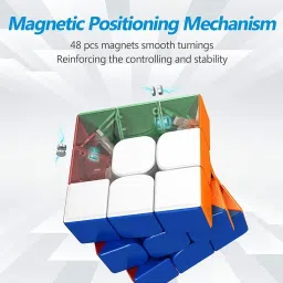 kiditos Moyu RS3M 2020 Magnetic Speed Cube Adjustable Elasticity Cube 3x3 Sticker-Less image 4