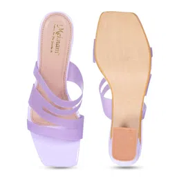 MEHNAM Strappy Open Toe Block Heels image 5