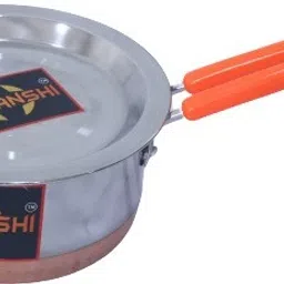 Stainless Steel Copper Bottom Tea Pan/Sauce Pan with LID Sauce Pan 16 cm diameter with Lid 1.5 L capacity-image-70