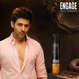 engage Deo Combo, 2 Intrigue for Him (165ml) & 2 Spirit for Him (165ml) Deodorant Spray-For Men image 3