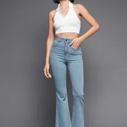 Miss Chase Women Bootcut High-Rise Stretchable Jeans-picture-52