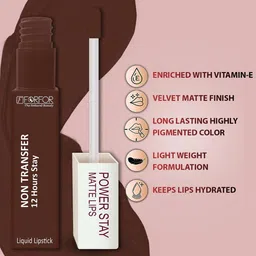 FORFOR Set of 3 Powerstay Non-Transfer Waterproof Liquid Matte Lipstick - 5ml Each image 3