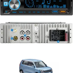 Car 7 Colors Display/12V/MP3 Single DIN Stereo BT/FM/AM/Audio Receiver-305 Car Stereo-17
