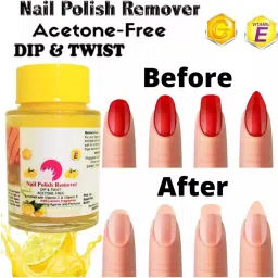 Dip & Twist Instant Nail Paint Remover with LEMON Fragrance-image-64