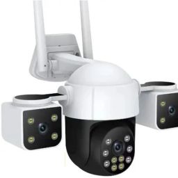 AVOIHS 4G SIM CCTV HD 3Lens Camera Bullet+360° PTZ Control TwoWay Audio Night Vision Security Camera-28