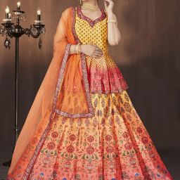 Printed Stitched Lehenga Choli-image-10