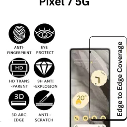 iWishKart Tempered Glass Guard for Google Pixel 7, Google Pixel 7 5G, Pixel7 image 2