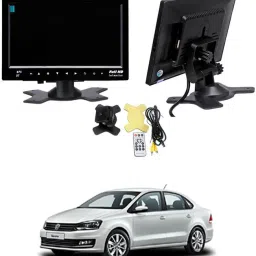 7inch Rearview LCD/USB Function/Full HD/Remote Control Screen For Vento Black LCD-image-4