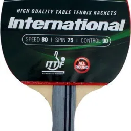 International Table Tennis Racquet with Case Red, Black Table Tennis Racquet-image-39