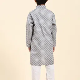 Pro-Ethic STYLE DEVELOPER Boys Checked Kurta with Pyjamas image 4