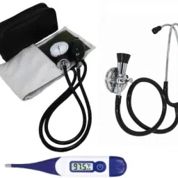 RnB Doctor Sphygmomanometer Dial Type Manual Blood Pressure Monitor with H.Das Stethoscope/Fetoscope & Digital Thermometer Bp Monitor-11