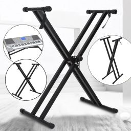 corslet Piano Keyboard Stand Adjustable Height for 61 Keys Universal Instrument Piano Stand Keyboard Stand image 4